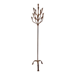 Monumental Brutalist Floor Chandelier Style of Litsios For Sale