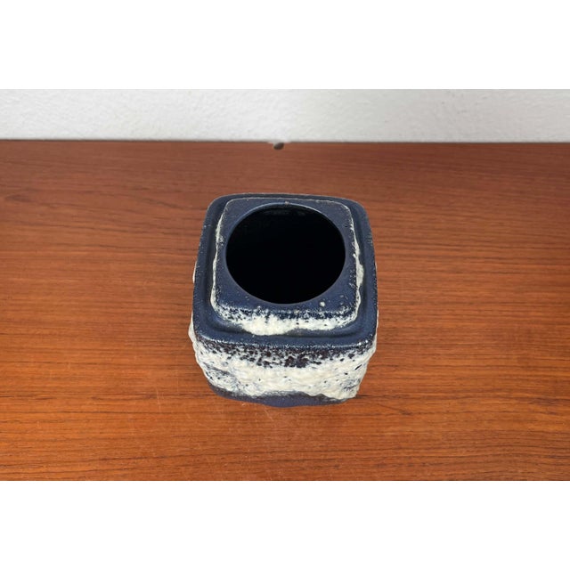 Mid-Century Modern West German Pottery WGP Fat Lava Vase from Dümler & Breiden, 1960s For Sale - Image 11 of 18