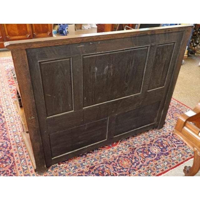 Late 19th Century English Victorian Oak Hall Seat Settee Bench For Sale - Image 17 of 18