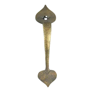 Antique Colonial 11.25 In. Bronze Thumb Latch Door Pull