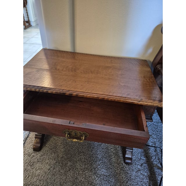 Brown Regency Style Late Victorian Side Table For Sale - Image 8 of 10
