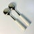 Navy Blue Mid 20th Century Boho Chic Gustavian Delft Style Salad Serving Utensils, Stainless Steel - Set of 2. For Sale - Image 8 of 9