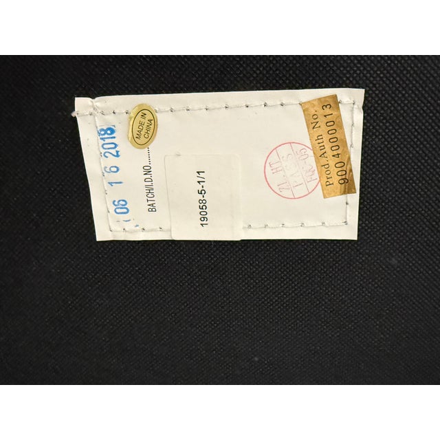 Contemporary Tan Leather Armchair For Sale - Image 11 of 12