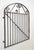 Antique Wrought Iron Arched Garden Gate For Sale - Image 6 of 9