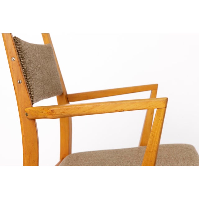 Wood Vintage German Chairs in Beech, 1970s, Set of 3 For Sale - Image 7 of 10
