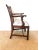 Antique Mahogany Open Arm Desk Chair For Sale - Image 3 of 10