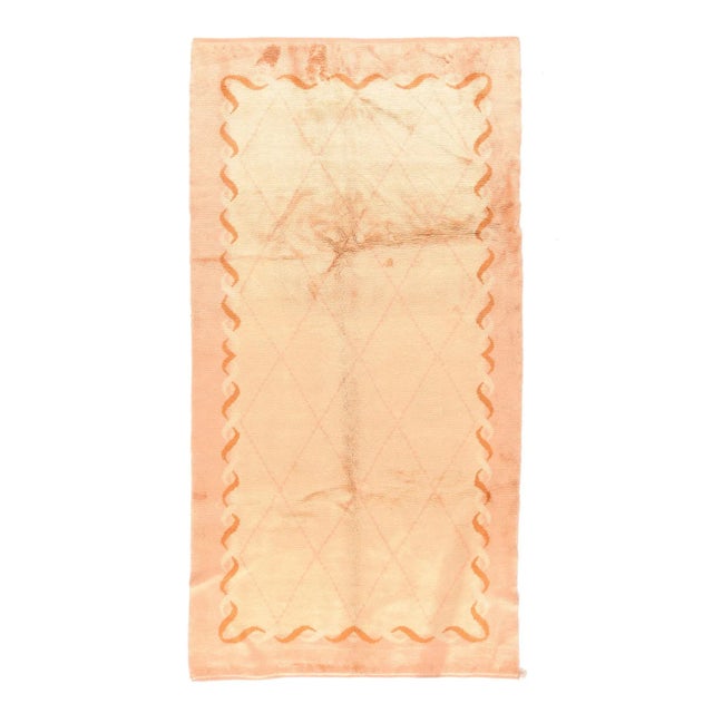 Vintage Art Deco Rug 5'3'' X 9'10'' For Sale - Image 4 of 5