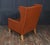 Tan Danish Highback Chair in Leather from Stouby, 1970 For Sale - Image 8 of 13