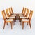 Vintage Danish Modern Mid Century Teak Slat Back Dining Chairs For Sale - Image 13 of 15
