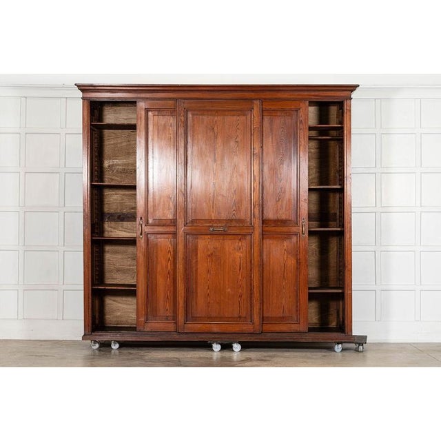 19th Century English Pine Housekeepers Cupboard, 1890 For Sale - Image 18 of 18