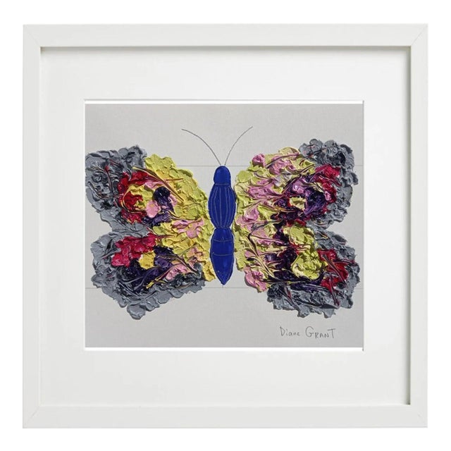2020s Original Butterfly Oil Paintings by Diane Grant, Unframed For Sale - Image 5 of 5