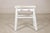 Vintage Chinese Rustic Country Style White Painted Wooden Stool For Sale In New York - Image 6 of 16