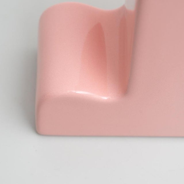 Pink Ceramic Shiva Flower Vase by Ettore Sottsass for BD Barcelona, 2015 For Sale - Image 11 of 18
