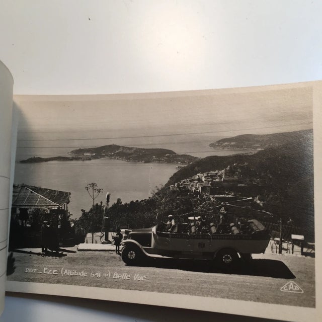 Black Antique French Postcard Booklet Real Photos For Sale - Image 8 of 10