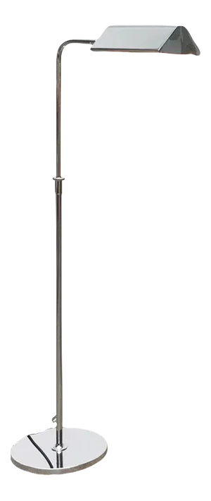 Vintage German Hollywood Regency Style Chrome Floor Lamp by Florian Schulz, 1970s