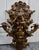 Bronzed Cherub Wall Sconces Ornate Pair Gold Rococo Baroque Putti Candle Holder For Sale - Image 4 of 10