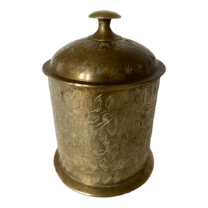 1960s Mughal Style Indian Brass Cigarette Holder
