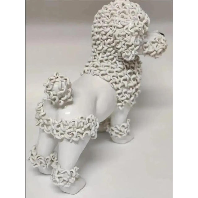 Vintage Hollywood Regency Spaghetti Poodle Sculpture Circa 1950's For Sale - Image 11 of 11