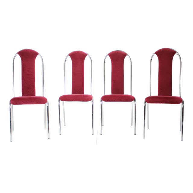 Dining Chairs from Kovobel, Czechoslovakia, 1980s, Set of 4 For Sale
