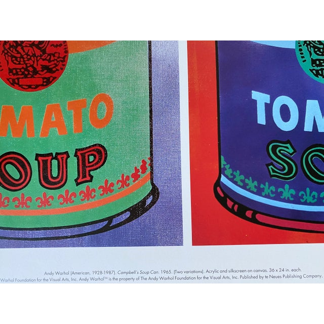 Contemporary 1993 Andy Warhol Estate " Campbell's Soup Can - 1965 " Pop Art Vintage Lithograph Print For Sale - Image 3 of 8