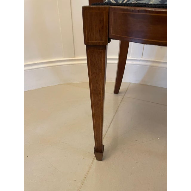 Mahogany Inlaid Desk Chair, 1900s For Sale - Image 15 of 16