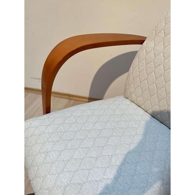 Spanish Club Chair in Beech and Plywood, 1990s For Sale - Image 15 of 18