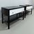 Pair of Modern Black and White Nightstands/End Tables. For Sale - Image 4 of 10