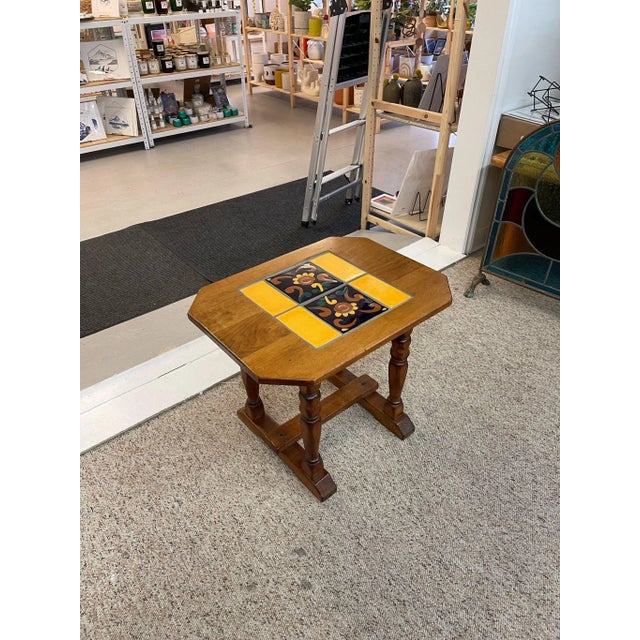 1970s Vintage Mason Monterey California Tile Top Table For Sale In Seattle - Image 6 of 7