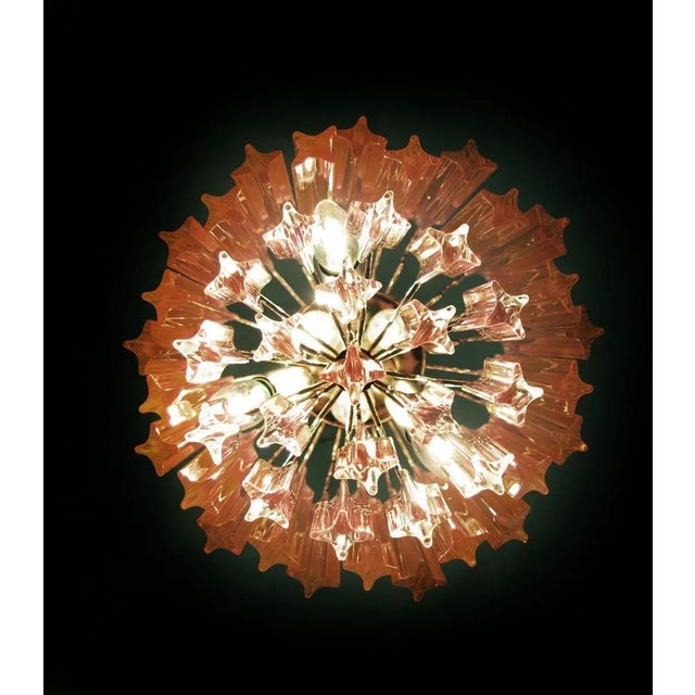 Quadriedri Glass Chandeliers, Murano, Set of 3 For Sale - Image 4 of 11