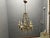 Italian Florentine Tole Chandelier, Italy, 1950s For Sale - Image 9 of 12
