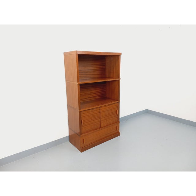 Vintage Oak Bookcase, 1960s For Sale - Image 13 of 13