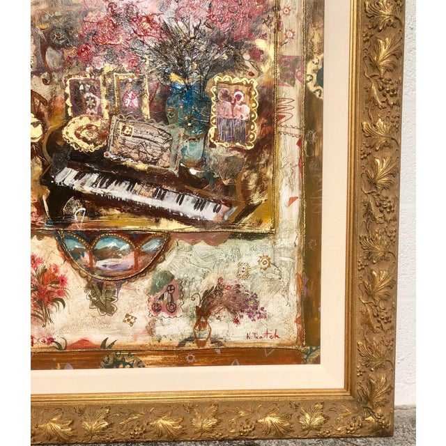 Kim Tkatch (Born1963-) Oil on Canvas Original Signed Painting Framed For Sale - Image 10 of 14