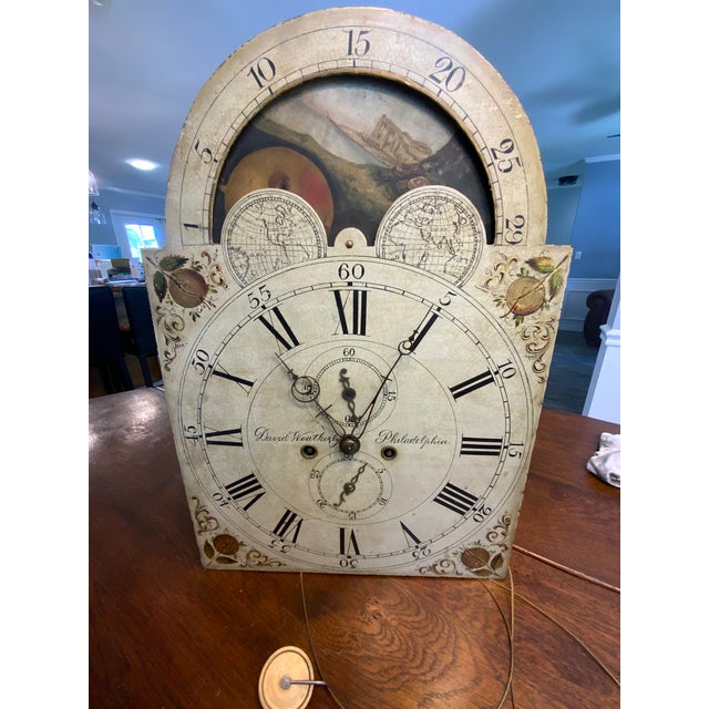 David Weatherly Federal Tall Case Clock For Sale - Image 9 of 18