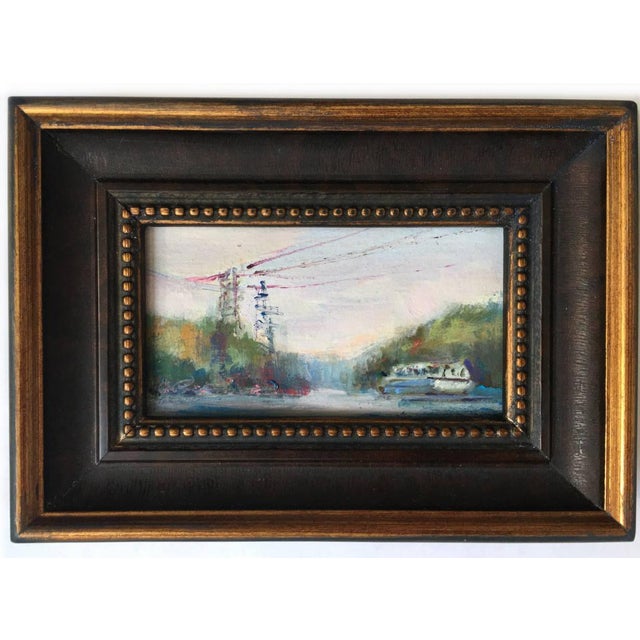 Framed Original Painting Plein Air Landscape by Valeriya Serova For Sale - Image 11 of 12