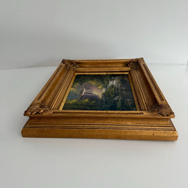 2009 Steve Atkinson Oil Painting of Lantermans Falls- Framed For Sale - Image 10 of 12