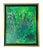 Acrylic Painting of Vibrant Purple Flowers For Sale - Image 4 of 6