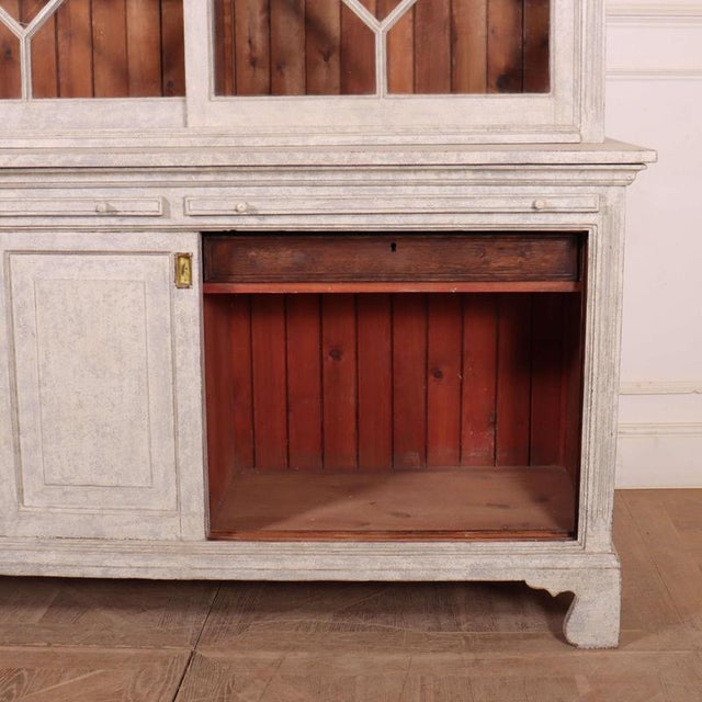 English Glazed Kitchen Cabinet For Sale - Image 10 of 15