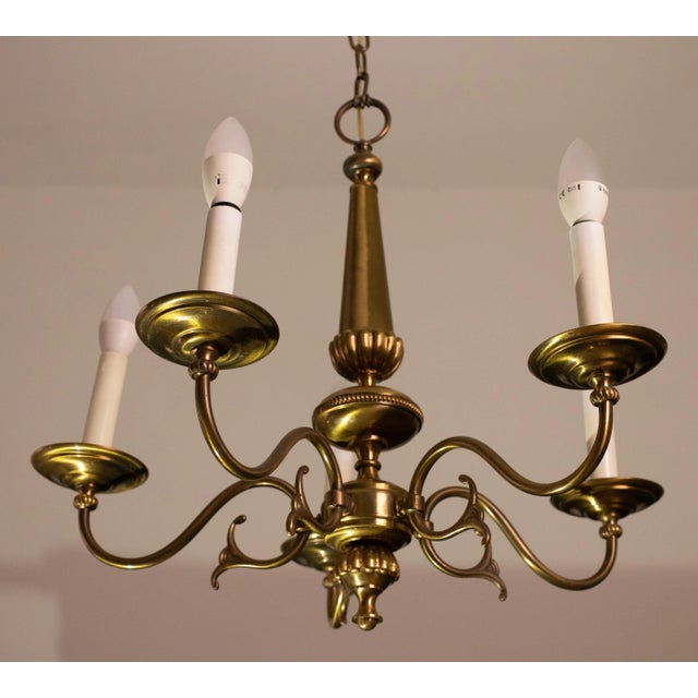 Vintage Brass Chandelier Signed Sciolari, Model 526, 1950s For Sale - Image 10 of 12