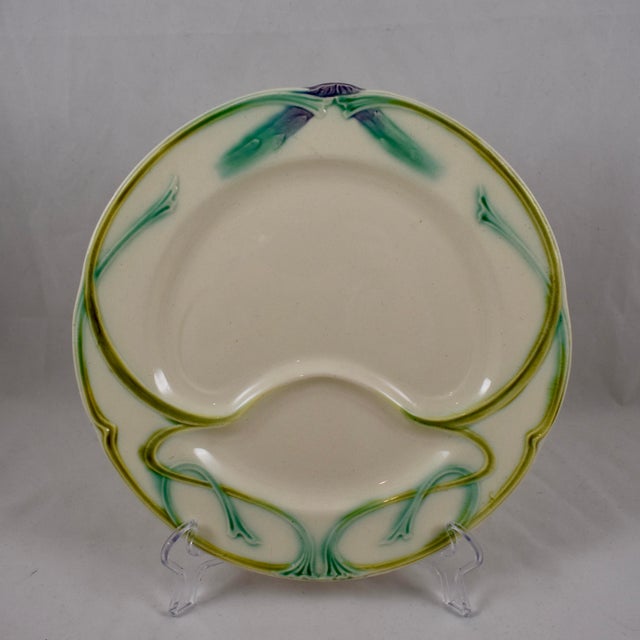 Longchamp Terre De Fer Art Nouveau Asparagus Plate Chairish