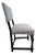 Antique Walnut Spindle Chair With Embroidered Back and Seat For Sale