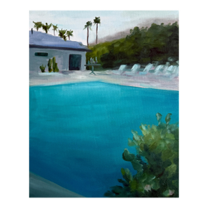 Pool No. 3 - Oil on Canvas by Kory Alexander
