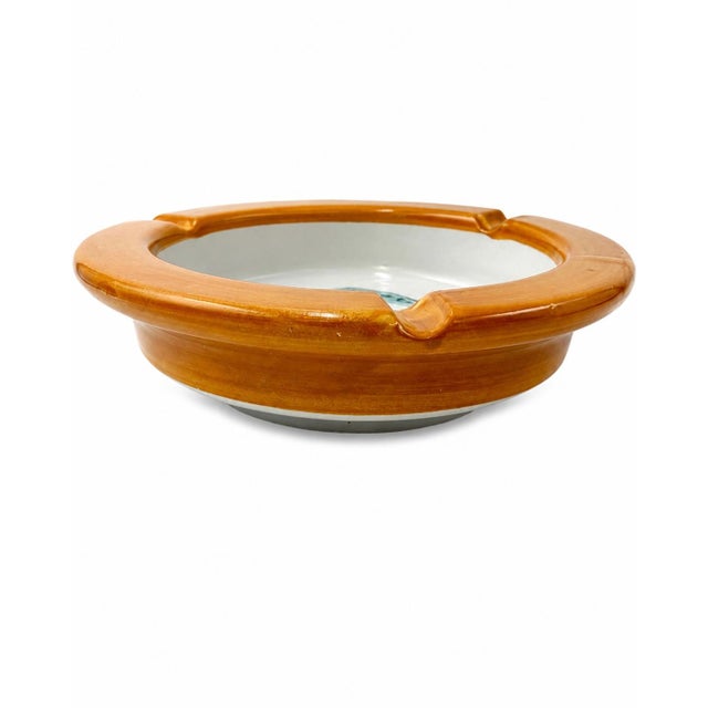 Mid-Century Modern Vintage Le Sirenuse Hotel Positano Italy Ceramic Ashtray For Sale - Image 3 of 12