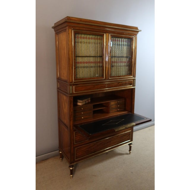 Louis XVI Secretaire in Satinwood For Sale - Image 6 of 15