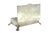 Silver Jewelry Box with Floral Motifs Engraved on the Lid and Resting on Four Claw-Shaped Feet For Sale - Image 4 of 8