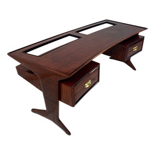 Mid-Century Italian Presidential Executive Desk by Vittorio Dassi, 1956 For Sale