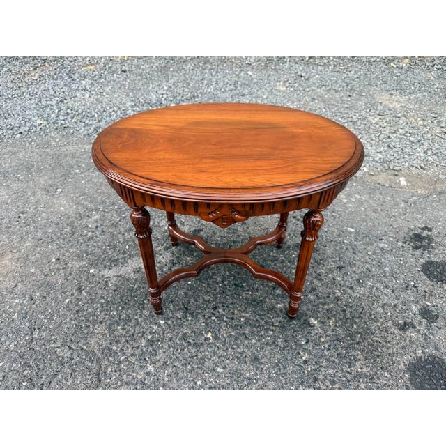 Victorian Antique Victorian Renaissance Revival 2 Tier Walnut Side End Table For Sale - Image 3 of 12