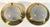 LSP6 Tommy Model Ceiling Lights in Brass Structure and Frosted Glass Lampshade by Luigi Caccia Dominioni for Azucena, 1950s, Set of 2 For Sale - Image 9 of 9