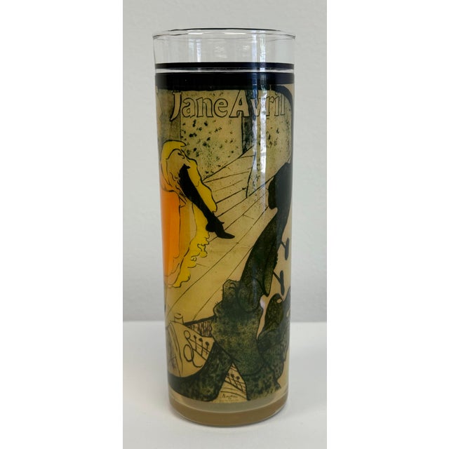Vintage Moulin Rouge Cabaret Mid-Century High Ball Glasses, Set of 8 For Sale - Image 10 of 11