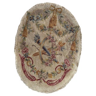 French Needlepoint Chair Cover Tapestry from Bobyrugs, 1890s For Sale