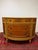 Vintage Neoclassical Louis XVI-Style Demilune Chest With Floral Painted Panel For Sale In Birmingham - Image 6 of 9
